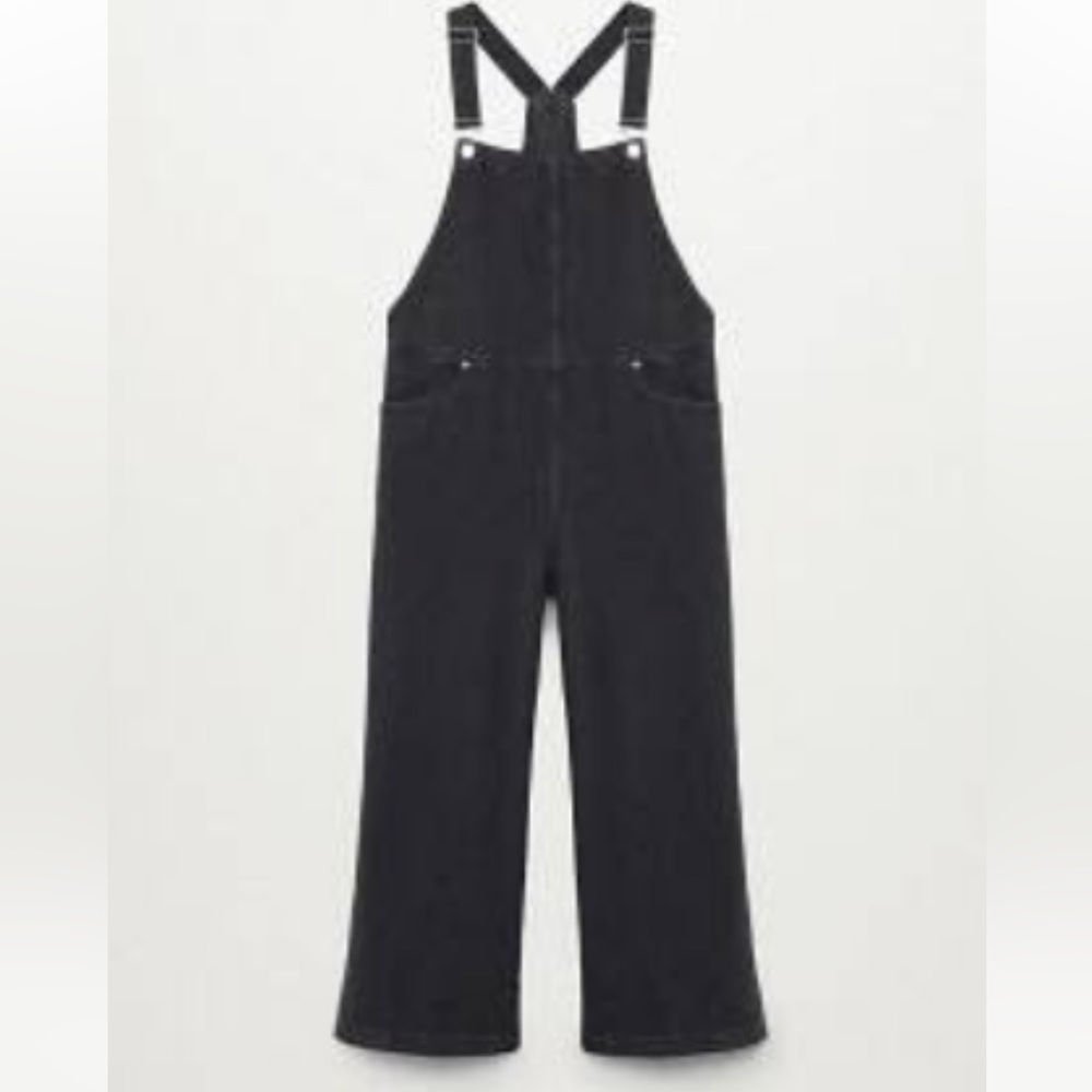 NWT- Mango Dark Denim Overalls - Picture 4 of 4